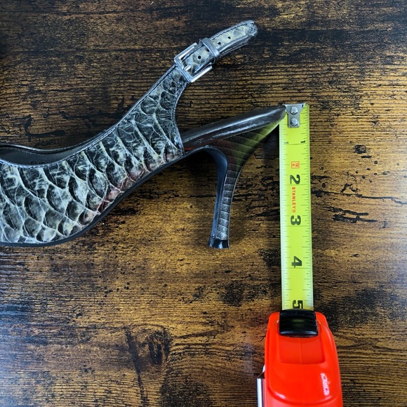 Elisa Snakeskin Print Slingbacks - Picture 10 of 10
